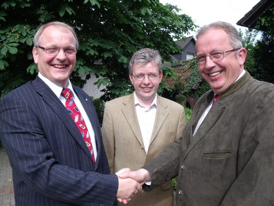 v.l.:Heinrich Dierkes, Andreas Stärk, Werner Meyer