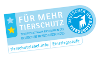 Label des Deutschen Tierschutzbundes - Einstiegsstufe (Quelle: DTB)