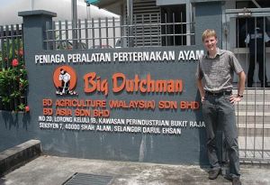 Christian Sauer bei Big Dutchman Asia in Malaysia