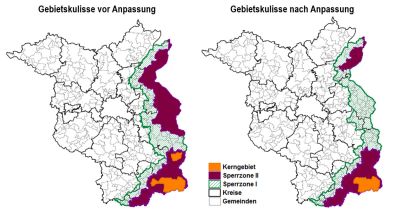 Anpassung der Gebietskulisse in Brandenburg ©MSGIV