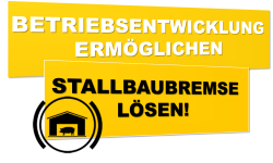 Betriebsentwicklung Stallbaubremse