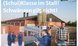 Schulklasse Im Stall