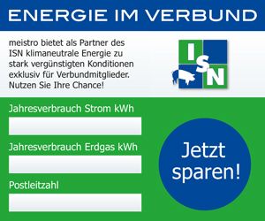 Banner Energiepreisrechner ISN