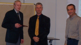 Von links nach rechts: Carsten Spieker, Uwe Petersen und Dr. Erhard Kornblum