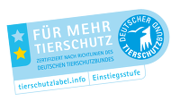 Label des Deutschen Tierschutzbundes - Einstiegsstufe (Quelle: DTB)