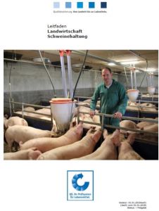 Deckblatt des QS-Leitfaden Landwirtschaft Schweinehaltung (Quelle: QS)
