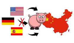 Noch ist Spanien Top-Schweinefleischlieferant für China, dicht gefolgt von den USA. Deutschland kann aktuell kein Schweinefleisch nach China exportieren.