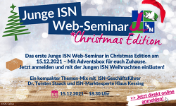 Jetzt online anmelden! ©ISN, Canva