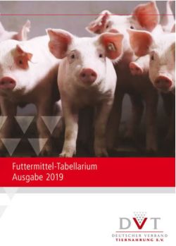 DVT Futtermittel Tabellarium 2019