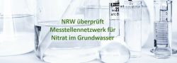 NRW überprüft Messstellen Grundwasser