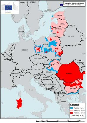 ASP-Situation in der EU (Quelle: BMEL)