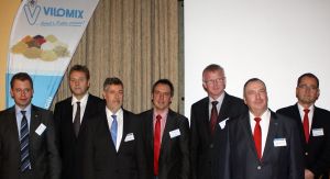 (v.l): Dr. Bernhard Wesseling (Geschäftsführer Deutsche Vilomix), Dr. Albert Hortmann-Scholten, Prof. Dr. Wilhelm Windisch, Dr. Andreas Spieler, Dr. Andreas Dreishing (Geschäftsführer Deutsche Vilomix), Dr. Dieter Mischok und Prof. Dr. Christoph Mülling