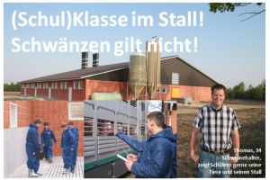 Schulklasse Im Stall