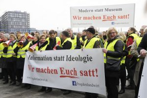 "Wir machen euch satt" während der Grünen Woche 2016