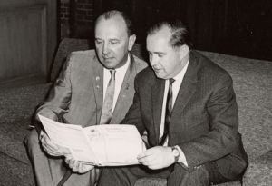 Jack DeWitt (links) und Josef Meerpohl in 1963.