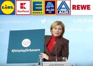 Bundeslandwirtschaftsministerin Julia Klöckner bleibt am Thema "Handelspraktiken" dran und fordert konkrete Vorschläge vom LEH