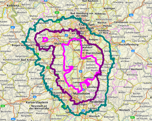 ASP-Restriktionszone in Hessen ©FLI