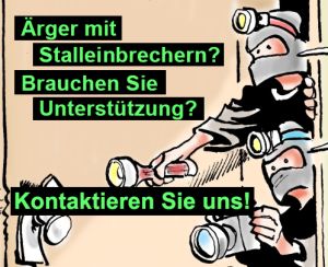 Sind Sie von einem Stalleinbruch betroffen? Wir unterstützen Sie!