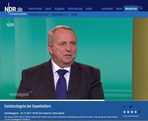 Minister Dr. Till Backhaus im NDR-Interview