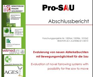 Der Abschlussbericht des österreichischen Projektes Pro-Sau liegt nun vor