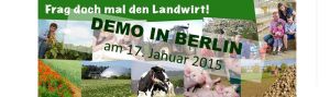 Demo in Berlin - "Wir machen Euch satt"