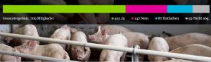 Ergebnis der namentlichen Abstimmung zur Änderung des Tierschutzgesetzes (Quelle: Deutscher Bundestag)