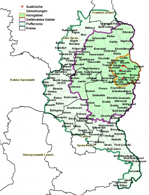 Karte: Ministerium für Soziales, Gesundheit, Integration und Verbraucherschutz des Landes Brandenburg (Stand 18.09.2020)