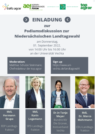 Einladung zur Podiumsdiskussion am 01.09.2022