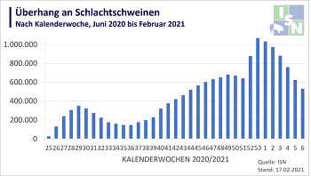 Schweinestau: Der Schlachtschweineüberhang konnte in der vergangenen Woche um etwa 90.000 auf 530.000 Tiere reduziert werden