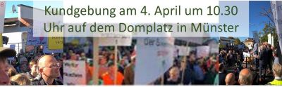 Aufruf zur Kundgebung in Münster