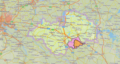 Im Landkreis Ludwigslust-Parchim (M-V) wird die Gebietskulisse deutlich verkleinert © www.kreis-lup.de/asp