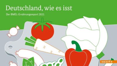 "Deutschland, wie es isst", der BMEL-Ernährungsreport 2021 ©BMEL