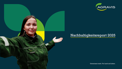 Der aktuelle Nachhaltigkeitsreport der AGRAVIS ist ab sofort online verfügbar ©AGRAVIS Raiffeisen AG