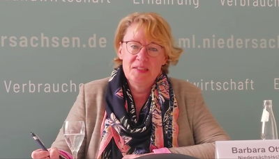 Niedersachsens Agrarministerin Barbara Otte-Kinast forderte bei der Pressekonferenz am Mittwoch den Bund zum Handeln auf ©Screenshot PK ML Niedersachsen, 30.03.22