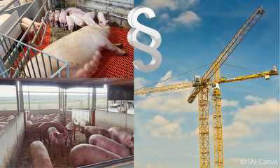 Häufig steht das Bau- und Planungsrecht der Umsetzung höherer Tierwohlstandards bisher im Weg - Der vorgelegte Gesetzesentwurf soll daher Erleichterungen bringen.