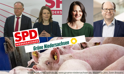 SPD und Grüne in Niedersachsen haben heute ihren Koalitionsvertrag vorgestellt.