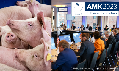 Unter anderem der Umbau der Tierhaltung stand auf der Tagesordnung der Herbst-AMK in Kiel.