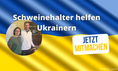 Das Landwirtspaar Inna und Lars Henke hat u.a. gemeinsam mit dem Rotary Club Rehburg-Loccum e.V. bereits verschiedene Hilfsaktionen und Hilfstransporte in die Ukraine organisiert und umgesetzt - Die ISN möchte das Ehepaar und ISN-Mitglied bei ihrem Hilfsprojekt unterstützen (Bild: Henke, Canva)