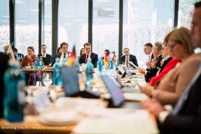 Bei der Ministerpräsidentenkonferenz vom Mittwoch (6.3.) in Berlin forderten die Länder Entlastungen für die Landwirtschaft. ©Henning Schacht / Hessische Staatskanzlei