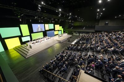 Rund 500 Aktionärinnen und Aktionäre sowie Gäste besuchten die AGRAVIS-Hauptversammlung 2025 in Berlin ©AGRAVIS Raiffeisen AG