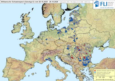 ASP in Europa, Stand 20.10.2026 ©FLI