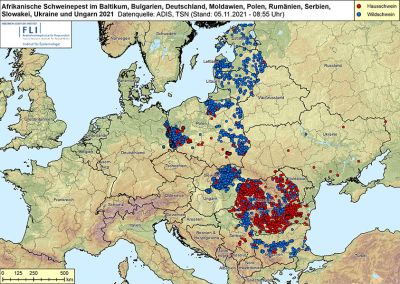 ASP Lage in der EU ©FLI