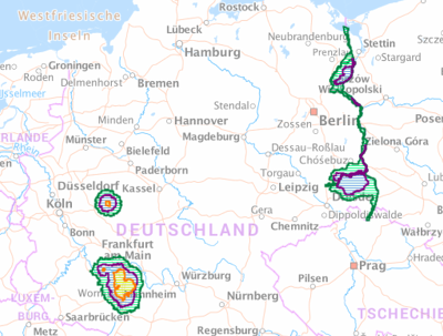 Aktive ASP-Restriktionszonen © TSIS