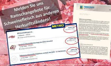 Schluss mit der Doppelmoral! Unsere Forderung an den Lebensmittelhandel ist klar: Vorfahrt für heimisches Schweinefleisch!