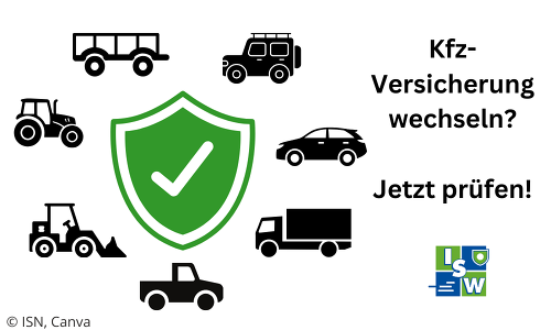 Jetzt ist ein sehr guter Zeitpunkt, die Versicherungskonditionen Ihres betrieblichen Fuhrparks (Autos, Traktoren, Anhänger, usw.) überprüfen zu lassen.!